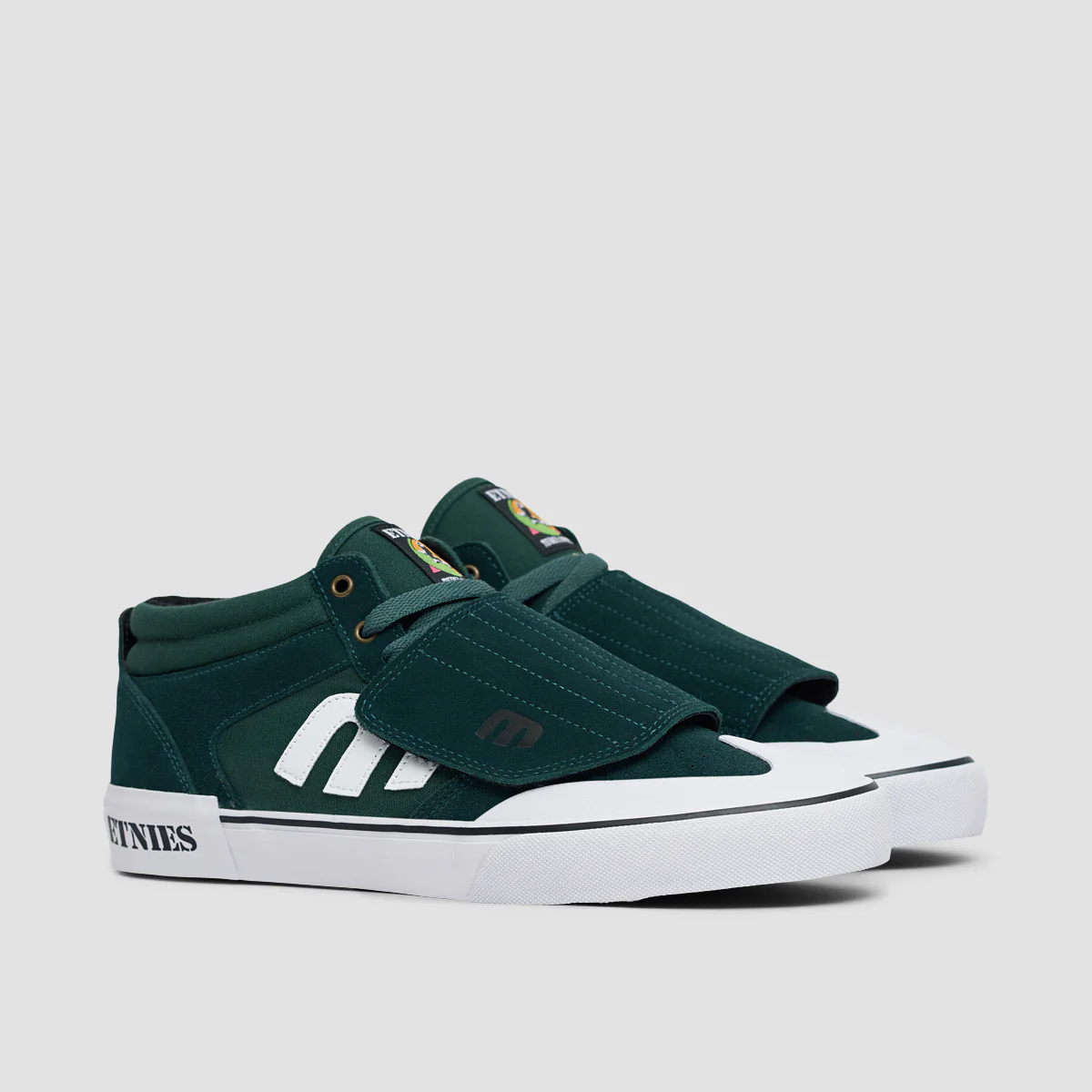 Etnies Windrow Vulc Mid Andy Anderson Shoes - Green/White - Image 2