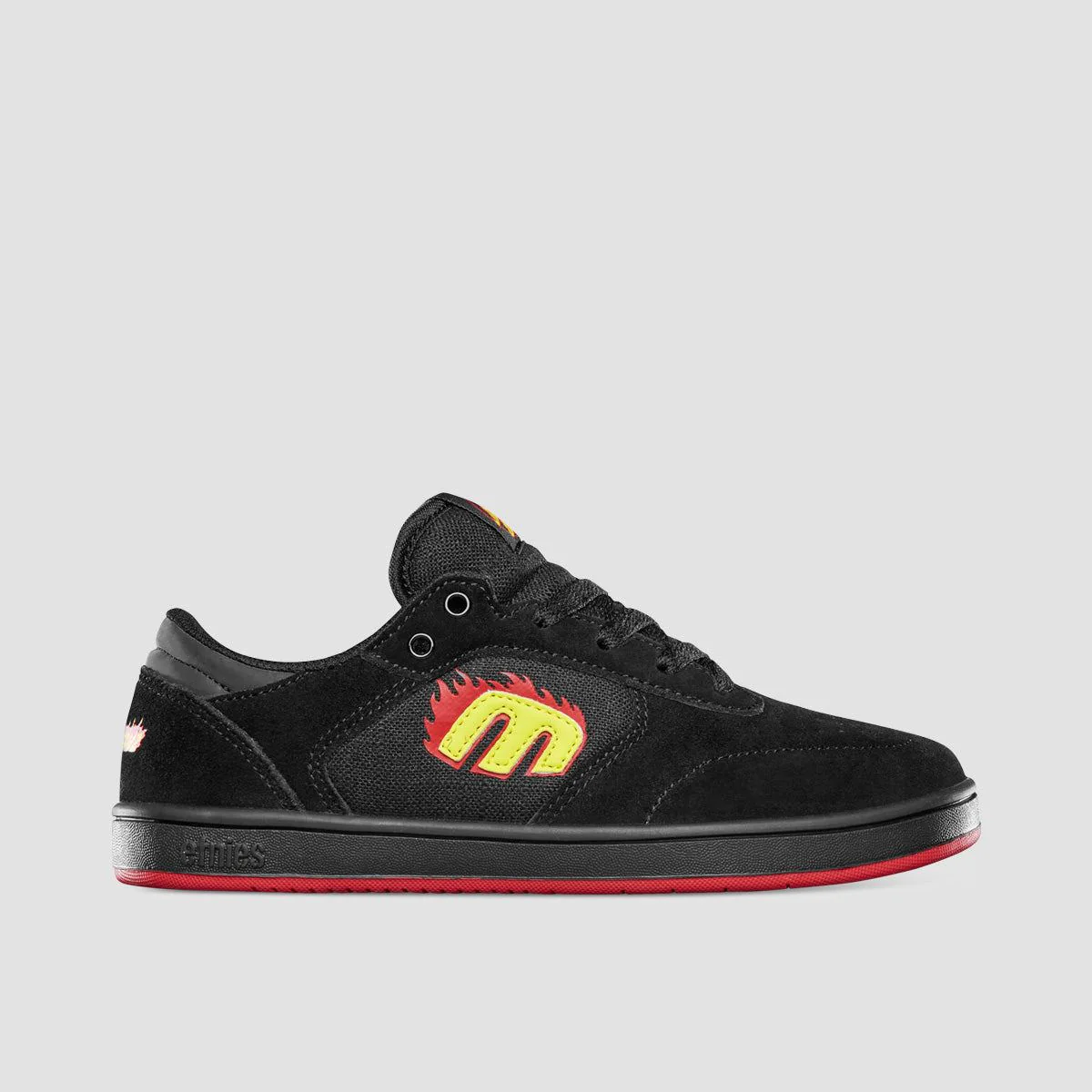 Etnies Windrow X Santa Cruz Shoes - Black/Red/Black - Kids