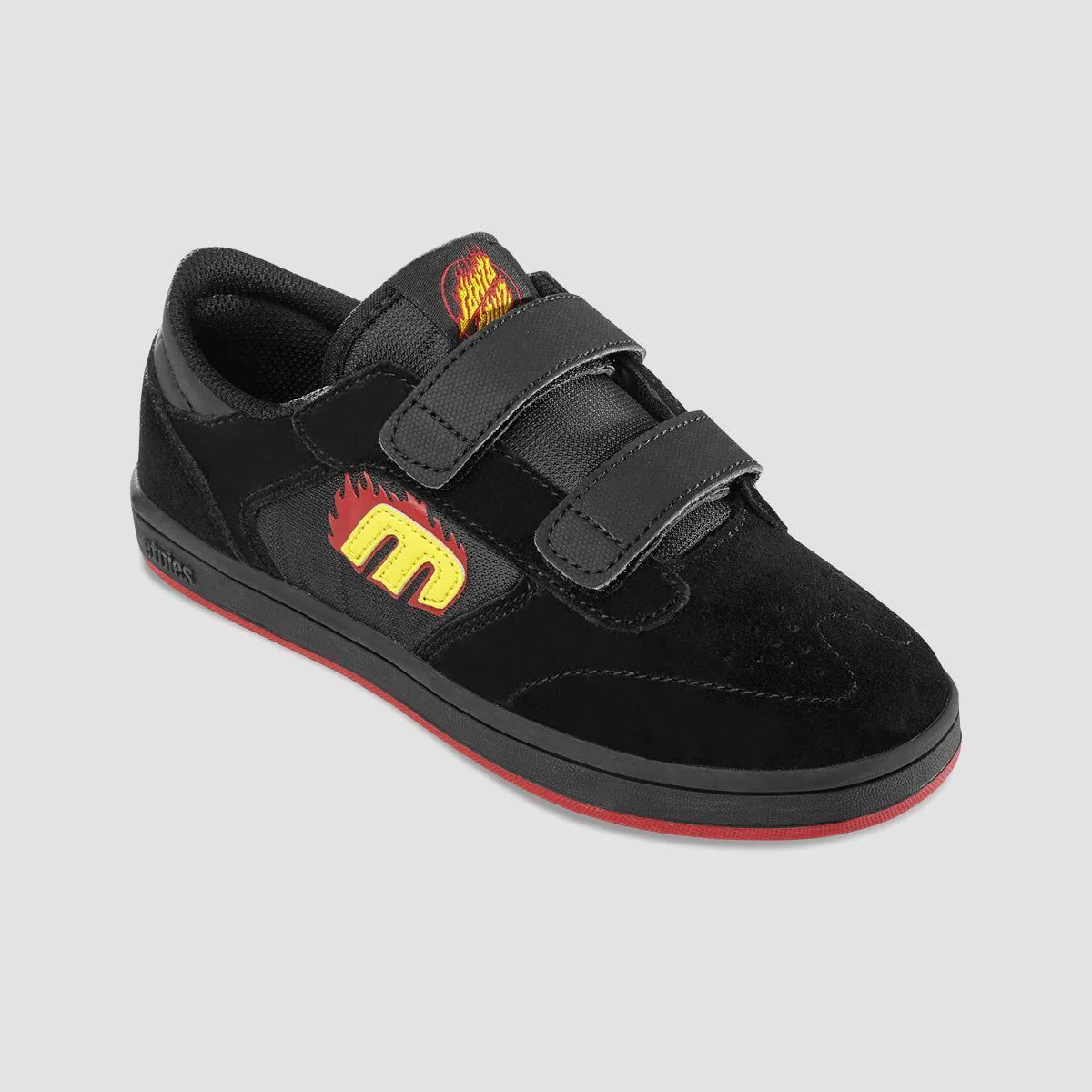 Etnies Windrow X Santa Cruz Shoes - Black/Red/Black - Little Kids - Image 2