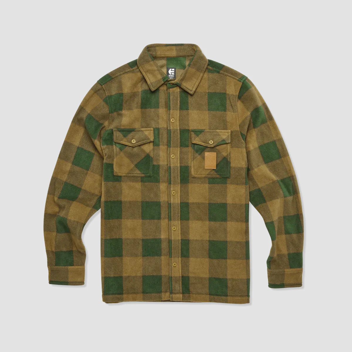 Etnies Woodsman Fleece Shirt Olive/Tan