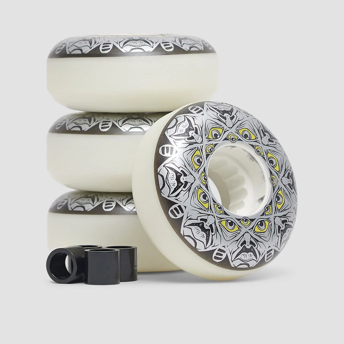 Eulogy Abdiel Colberg Legend 90A Inline Wheels x4 White 55mm