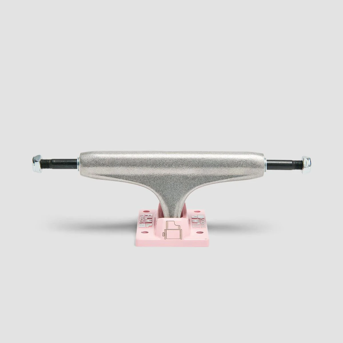 Film 5.25 Skateboard Trucks 1 Pair Pink Marshmallow Baseplate - 8"