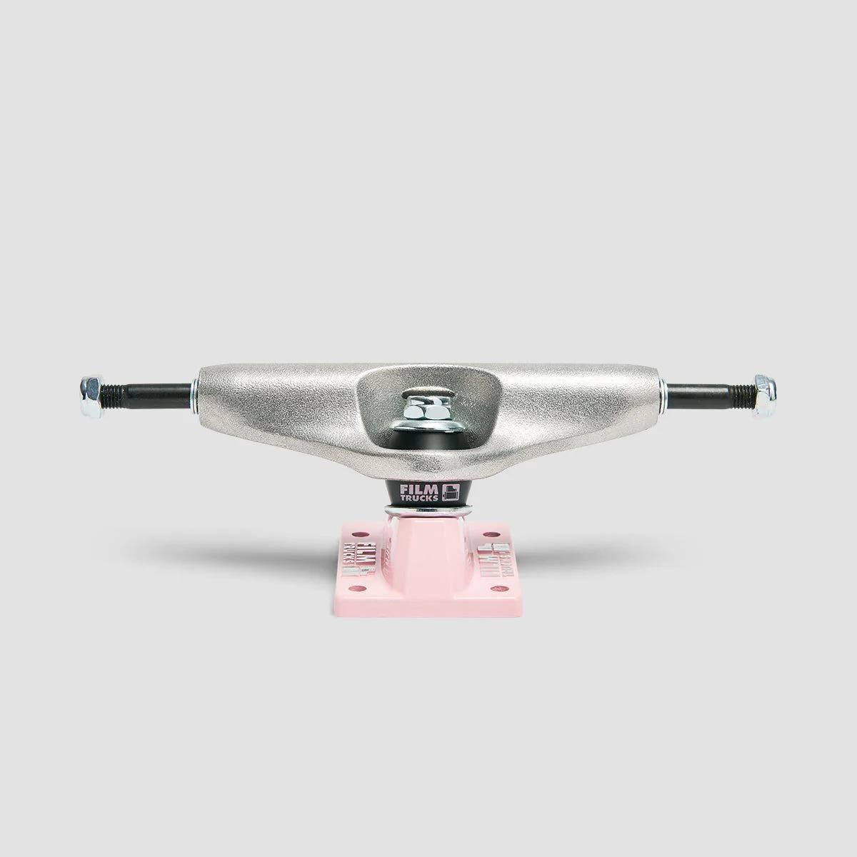 Film 5.5 Skateboard Trucks 1 Pair Pink Marshmallow Baseplate - 8.25" - Image 2