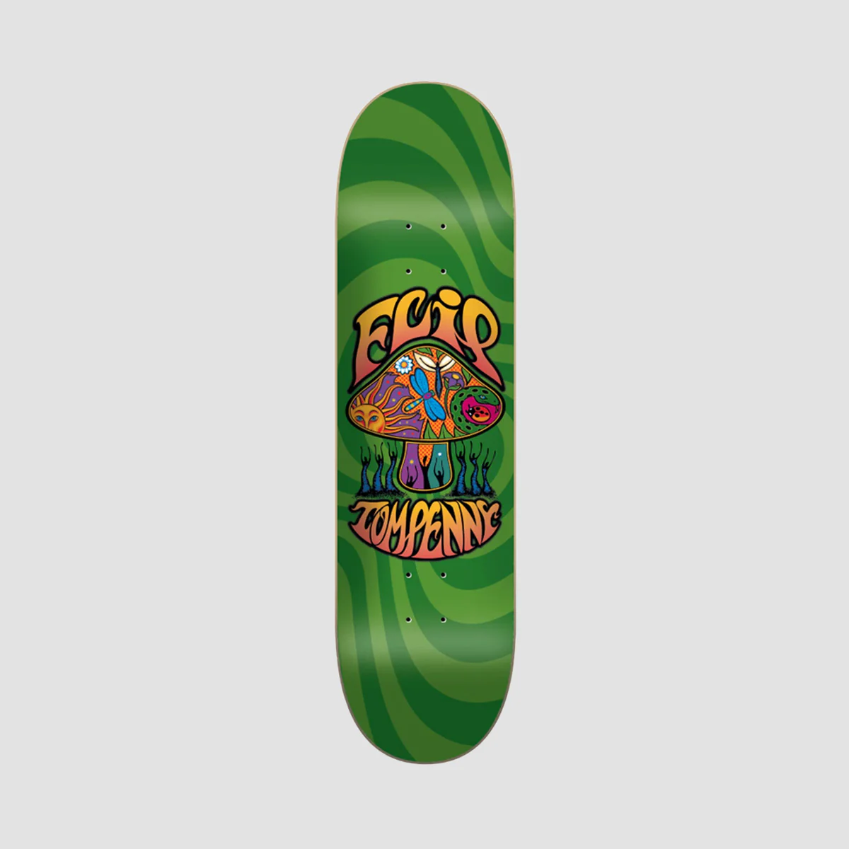 Flip Penny LoveShroom Skateboard Deck Green - 8.25"