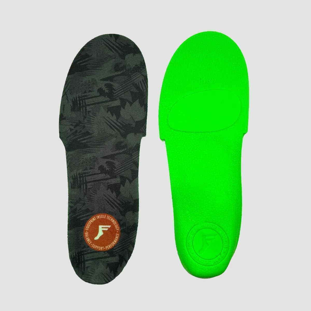 Footprint Gamechanger Elite Insoles Dark Grey Camo - Image 2