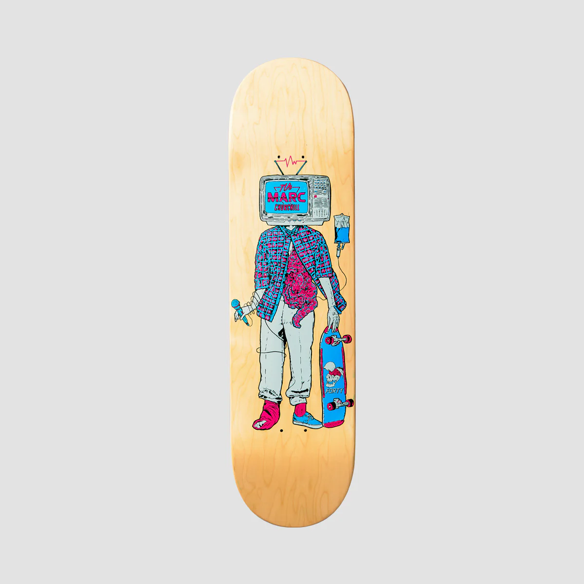 Forty Marc Churchill Pro Skateboard Deck - 8.5"