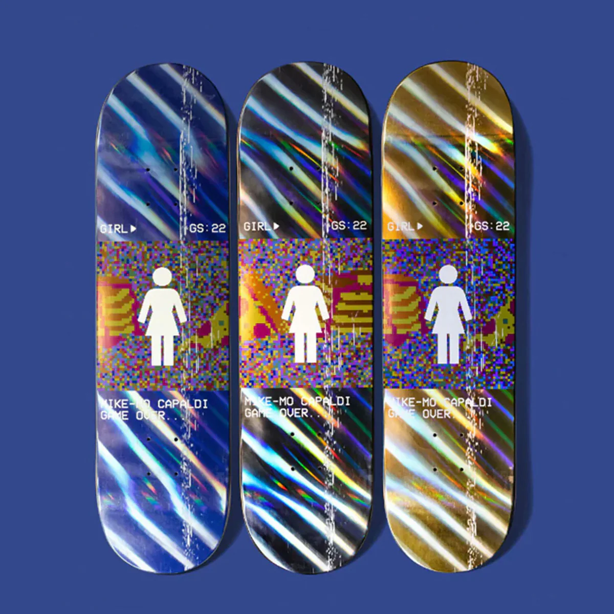 Girl Game Over One Off Mike Mo Blind Bag Skateboard Deck - 8.25" - Image 2