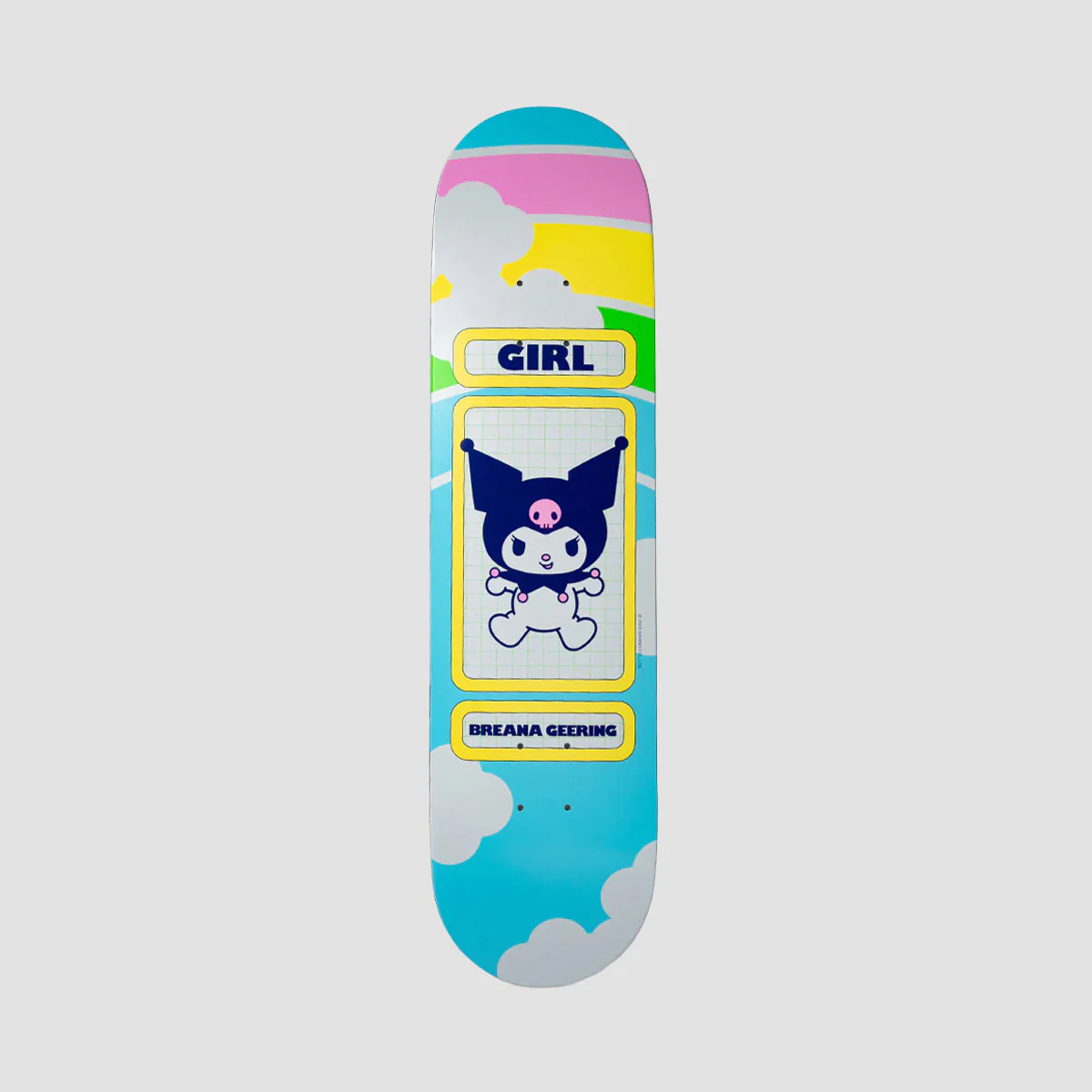 Girl Hello Kitty Rainbow Breana Geering (Blind Bag) Skateboard Deck - 8" - Image 2