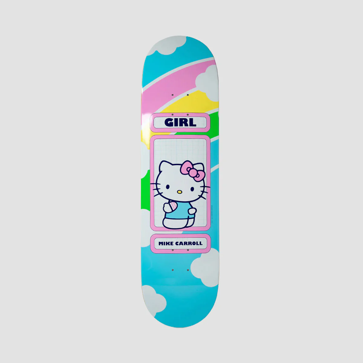 Girl Hello Kitty Rainbow Mike Carroll (Blind Bag) Skateboard Deck - 8.5" - Image 2