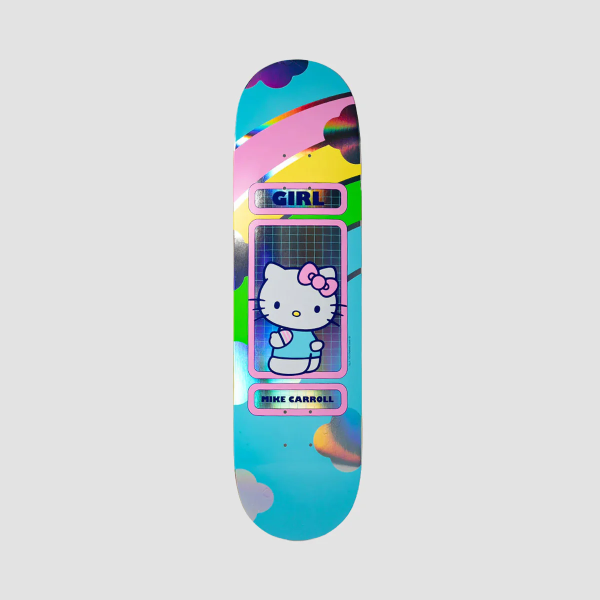 Girl Hello Kitty Rainbow Mike Carroll (Blind Bag) Skateboard Deck - 8.5" - Image 3