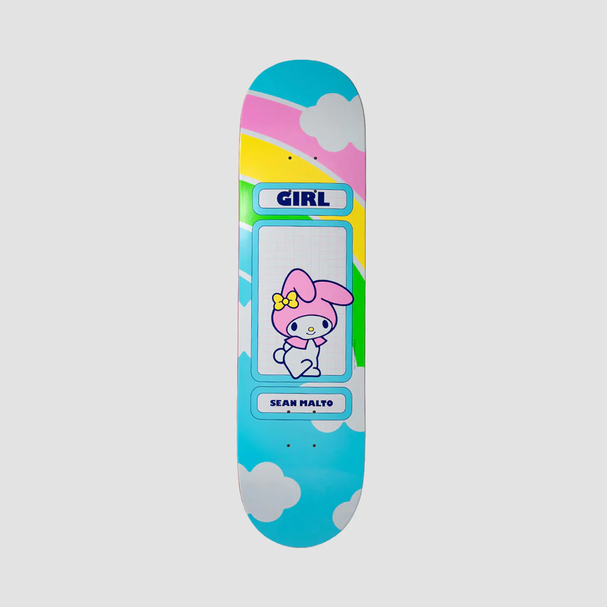 Girl Hello Kitty Rainbow Sean Malto (Blind Bag) Skateboard Deck - 8.25" - Image 2