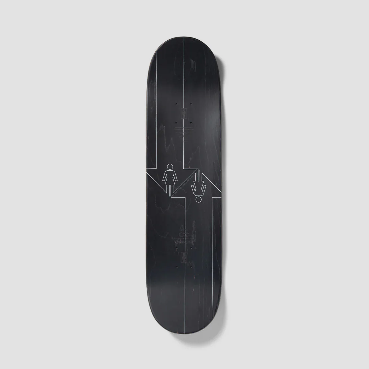 Girl McCrank WR48 Twin Tip Skateboard Deck - 8.5" - Image 2