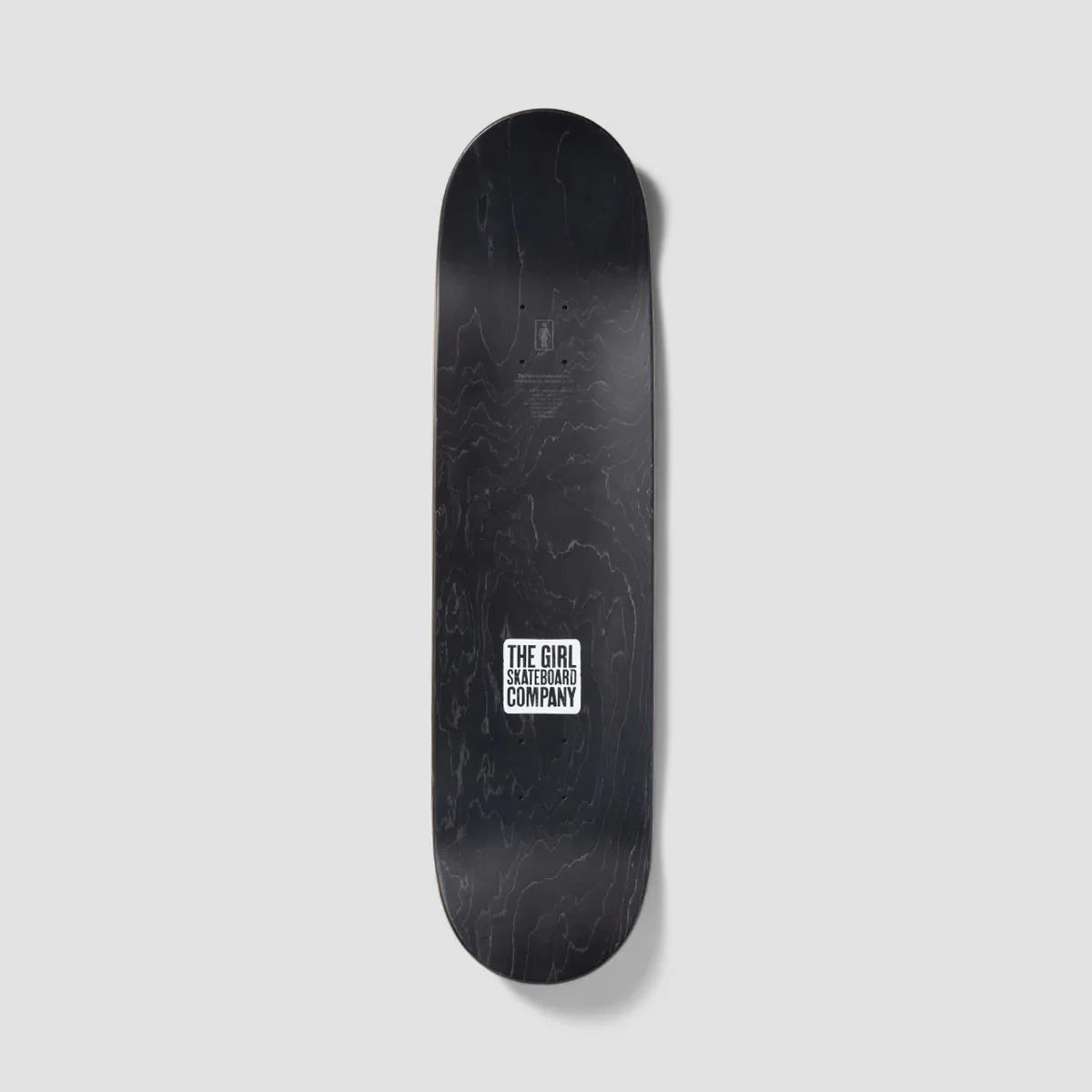 Girl OG Brophy WR48 Skateboard Deck Black/White - 8.6" - Image 2