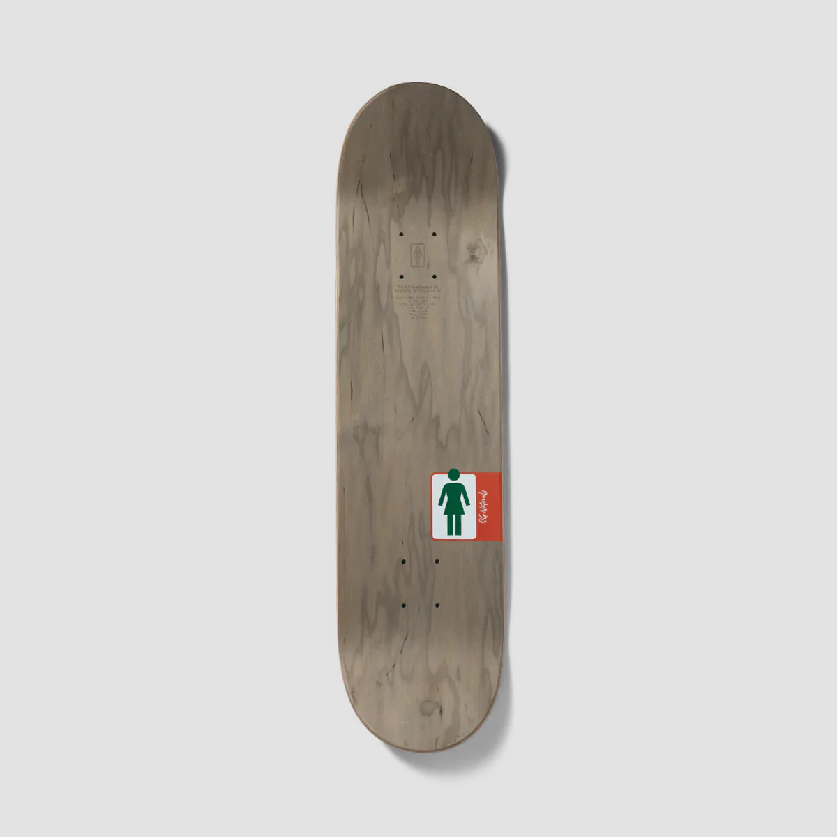 Girl OG Naturals Gass Skateboard Deck - 8.5" - Image 2