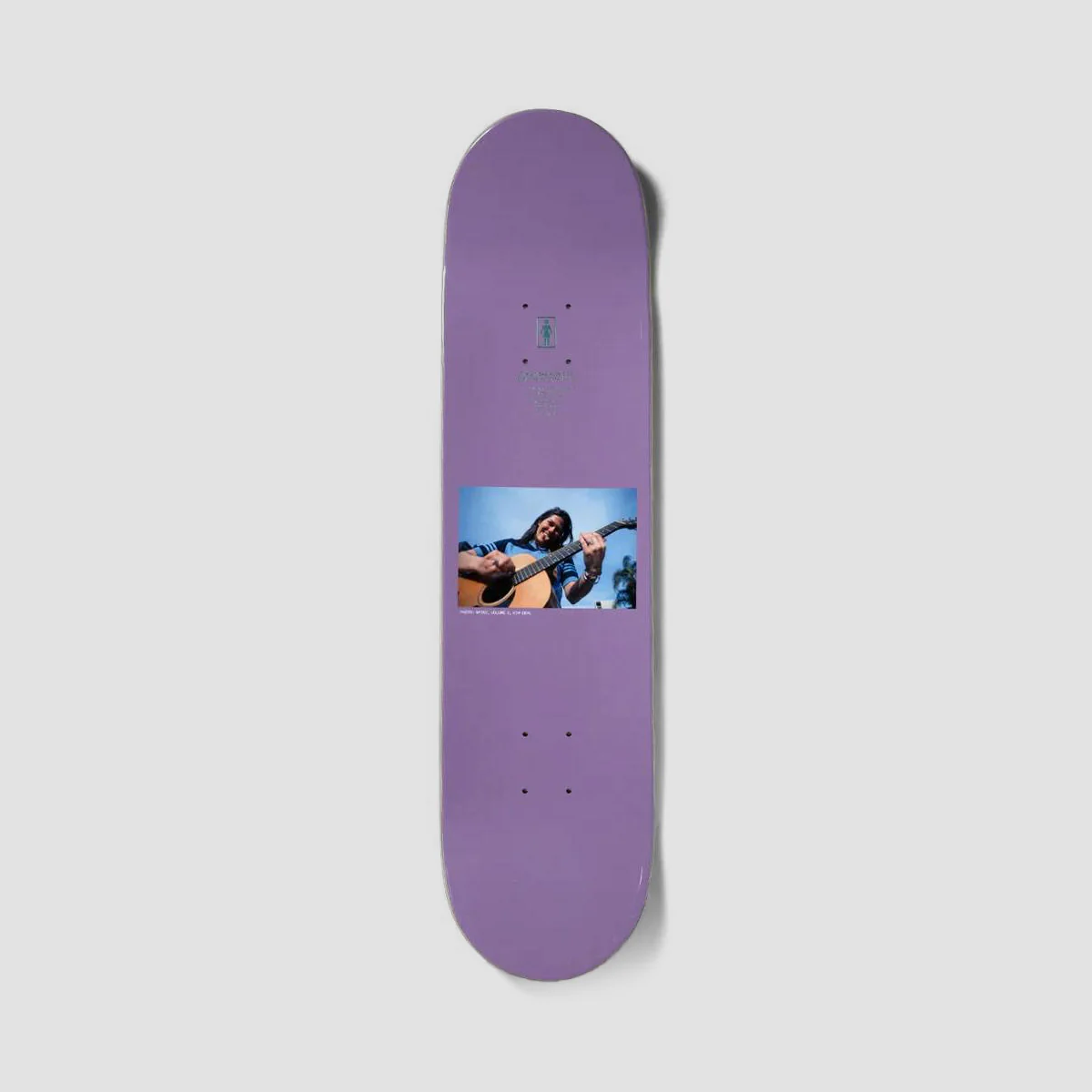Girl Spike Photo Kim Deal Skateboard Deck - 8" - Image 2