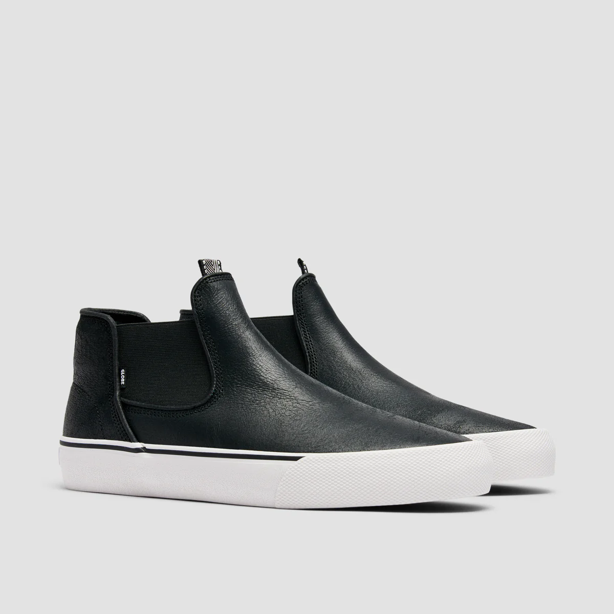 Globe Dover High Slip-On Shoes - Black Distress/Gillette - Image 2