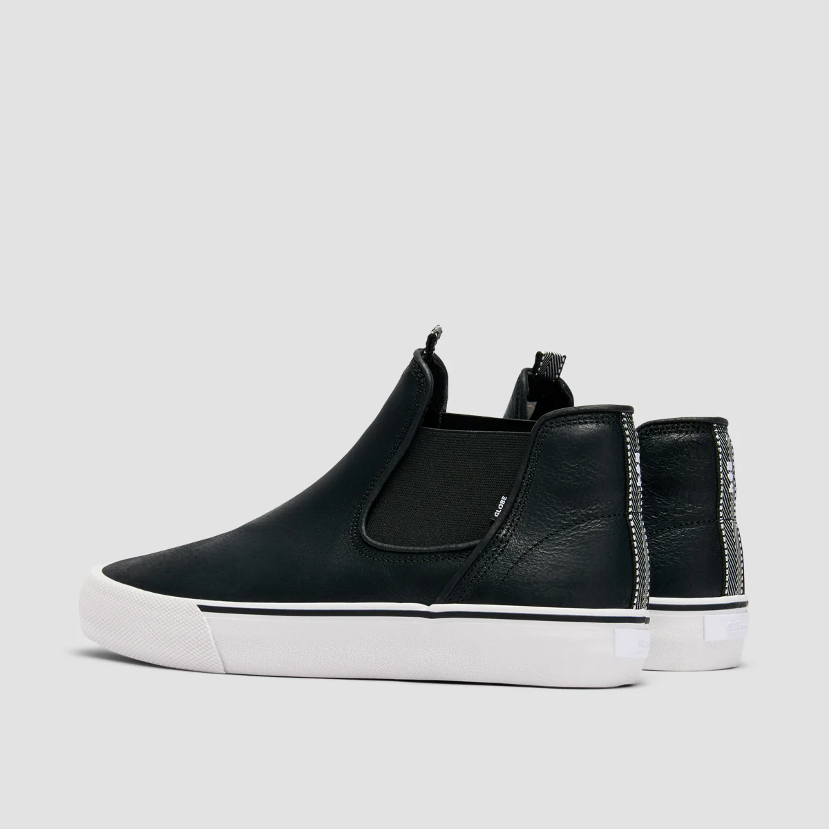 Globe Dover High Slip-On Shoes - Black Distress/Gillette - Image 3