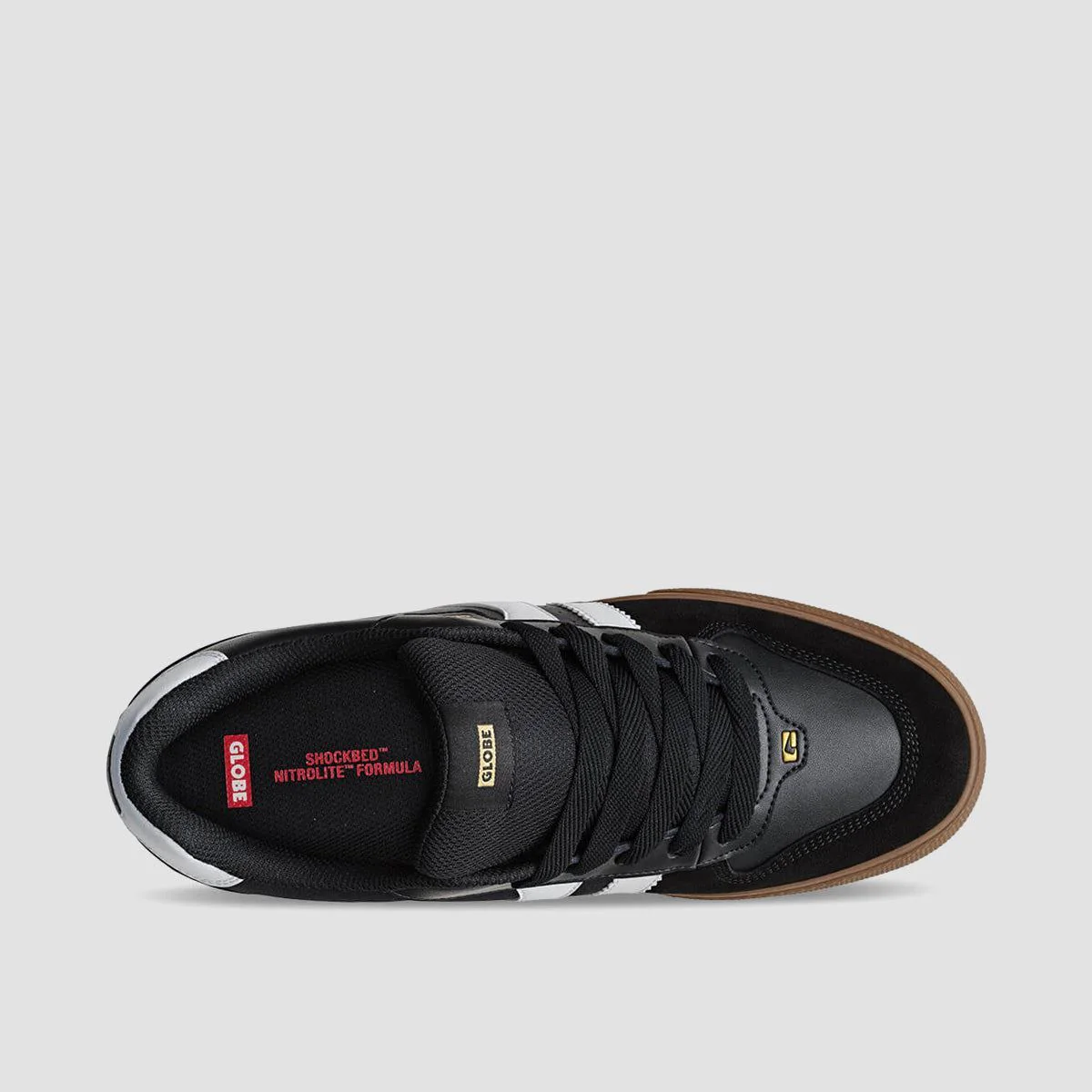 Globe Encore-2 Shoes - Black/White/Tobacco - Image 2