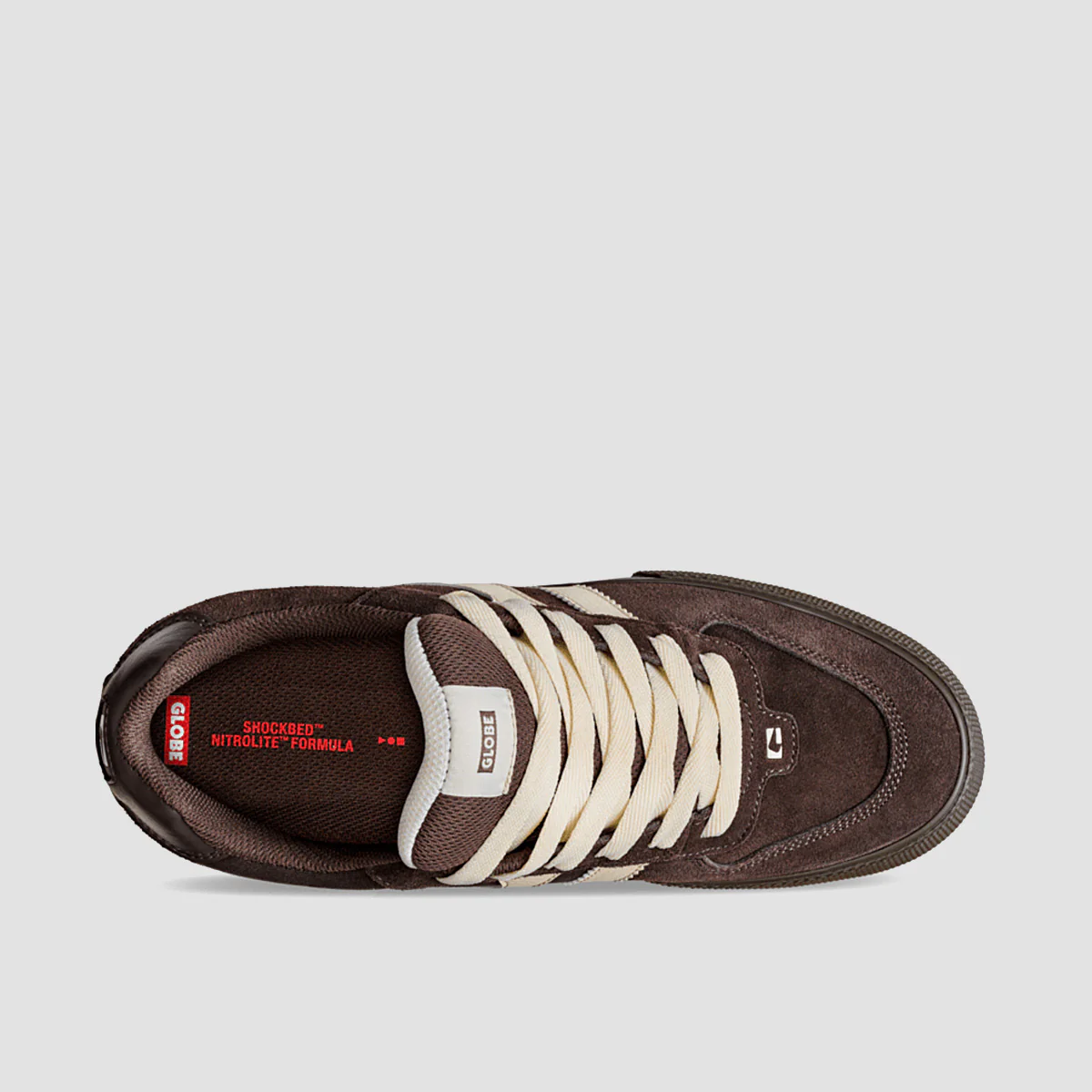 Globe Encore-2 Shoes - Brown/Dark Gum - Image 2
