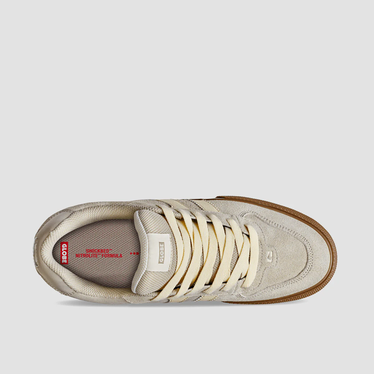 Globe Encore-2 Shoes - Grey/Tobacco Gum - Image 2