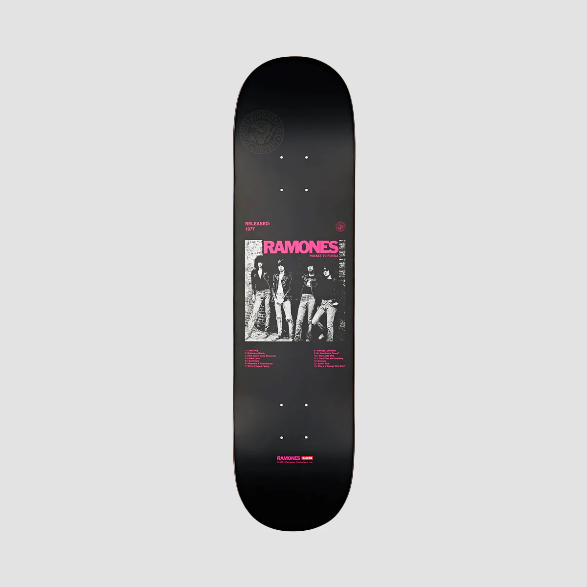 Globe G2 Ramones Skateboard Deck Rocket to Russia - 8"