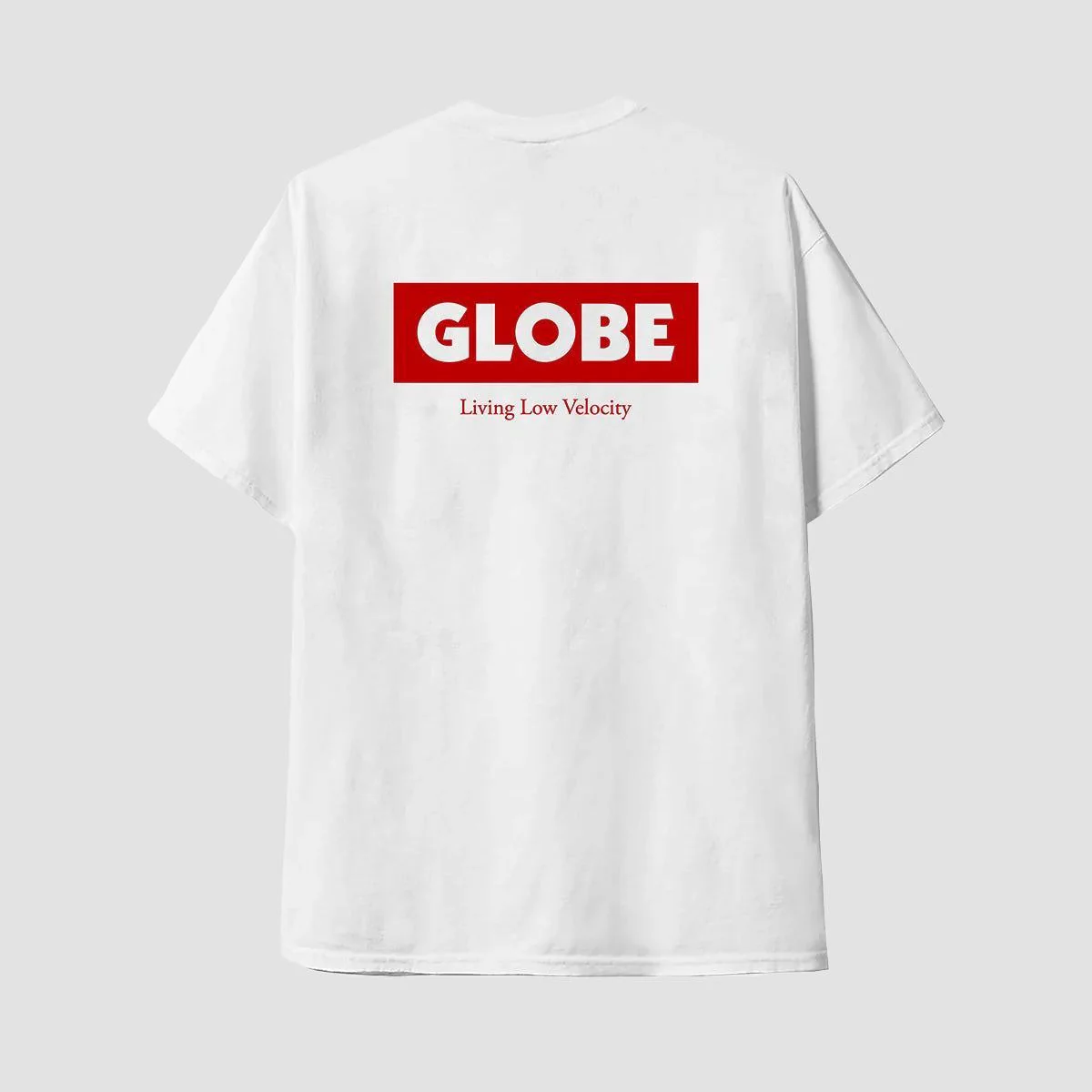 Globe Living Low Velocity T-shirt White/Red - Image 2