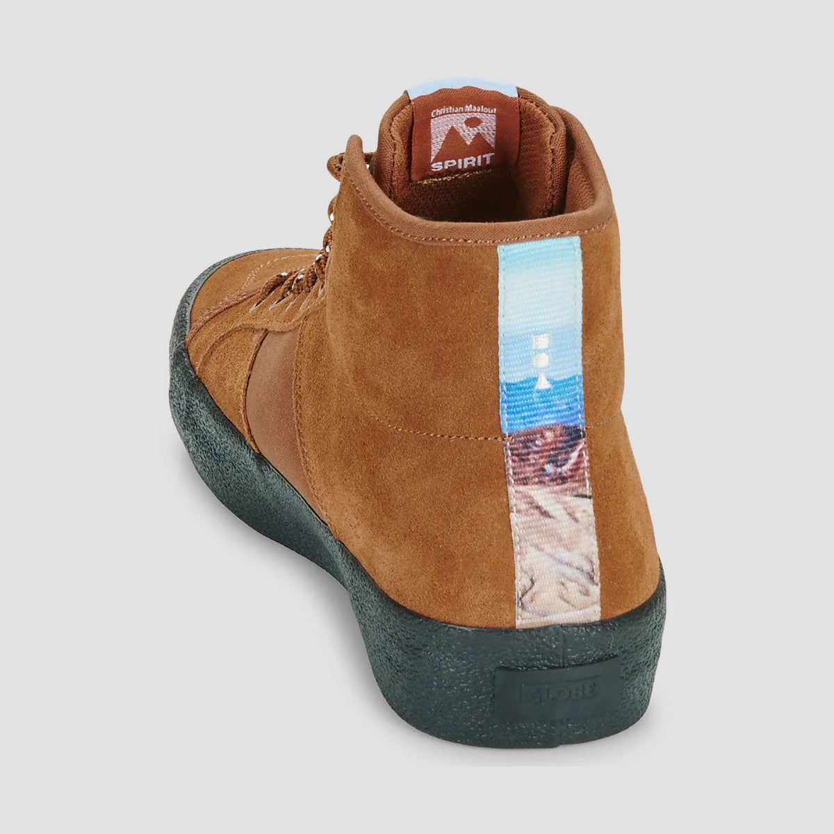 Globe Los Angered II High Top Shoes - Chestnut/Maalouf - Image 4
