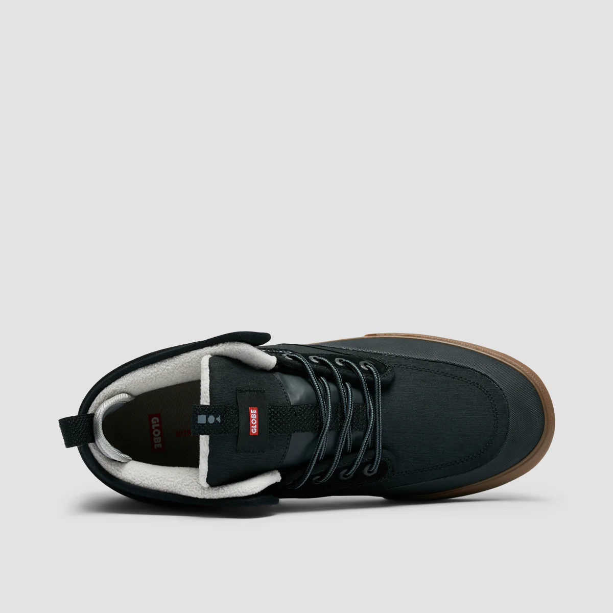 Globe Motley Mid Top Shoes - Black/Charcoal/Summit - Image 4