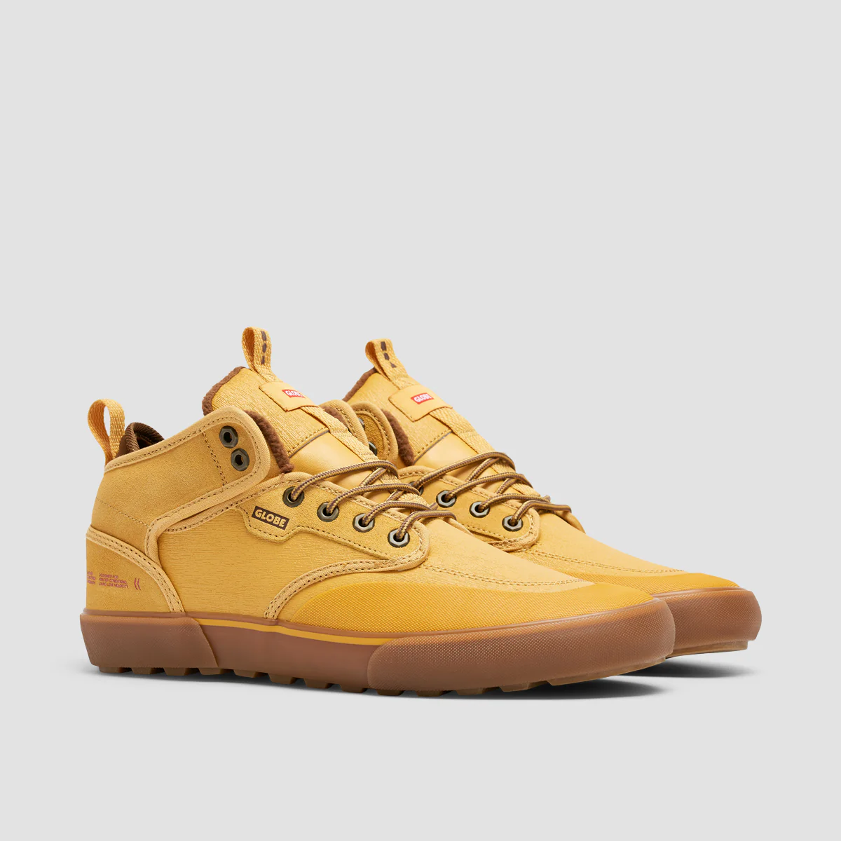 Globe Motley Mid Top Shoes - Wheat/Gum/Summit - Image 2