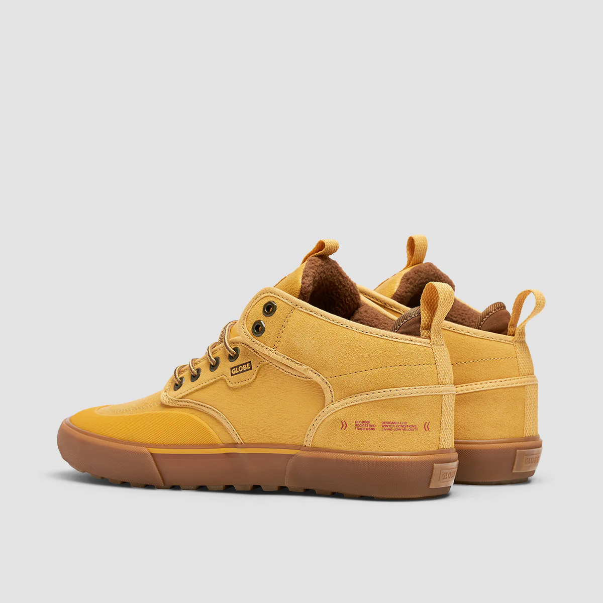 Globe Motley Mid Top Shoes - Wheat/Gum/Summit - Image 3