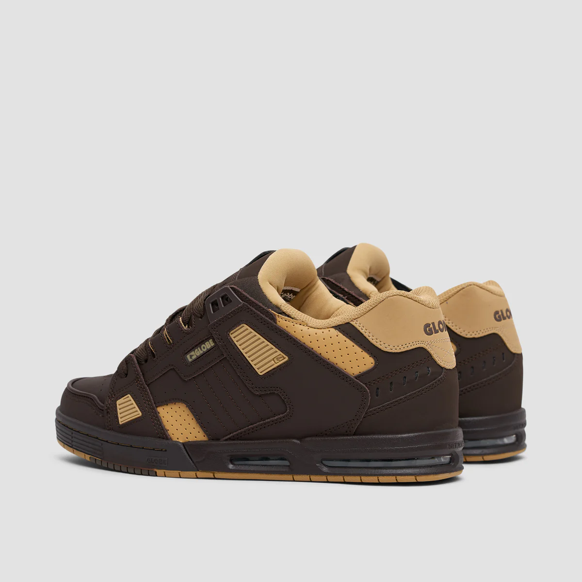 Globe Sabre Shoes - Dark Oak/Curry - Image 3