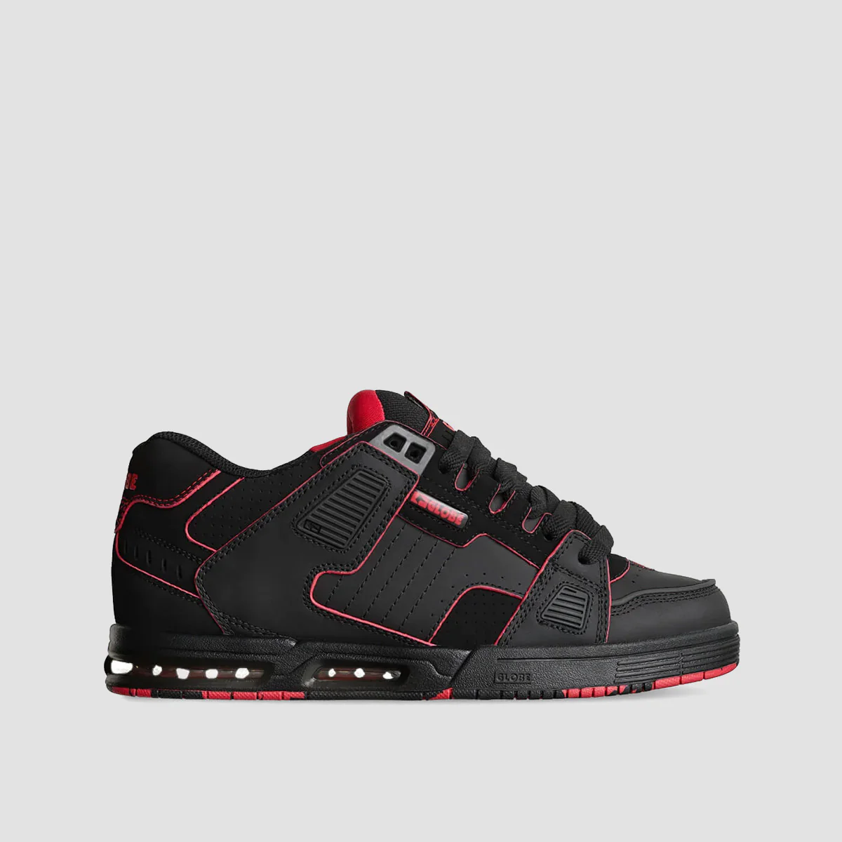 Globe Sabre Shoes - Black/Red/Mosaic