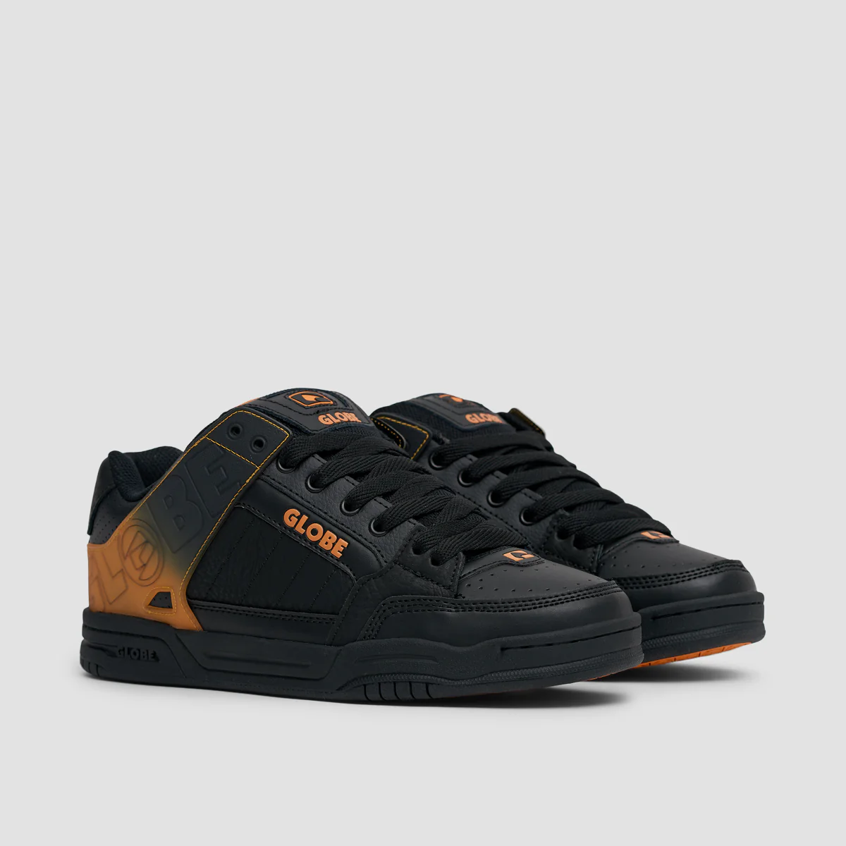 Globe Tilt Shoes - Black/Orange Fade - Image 2