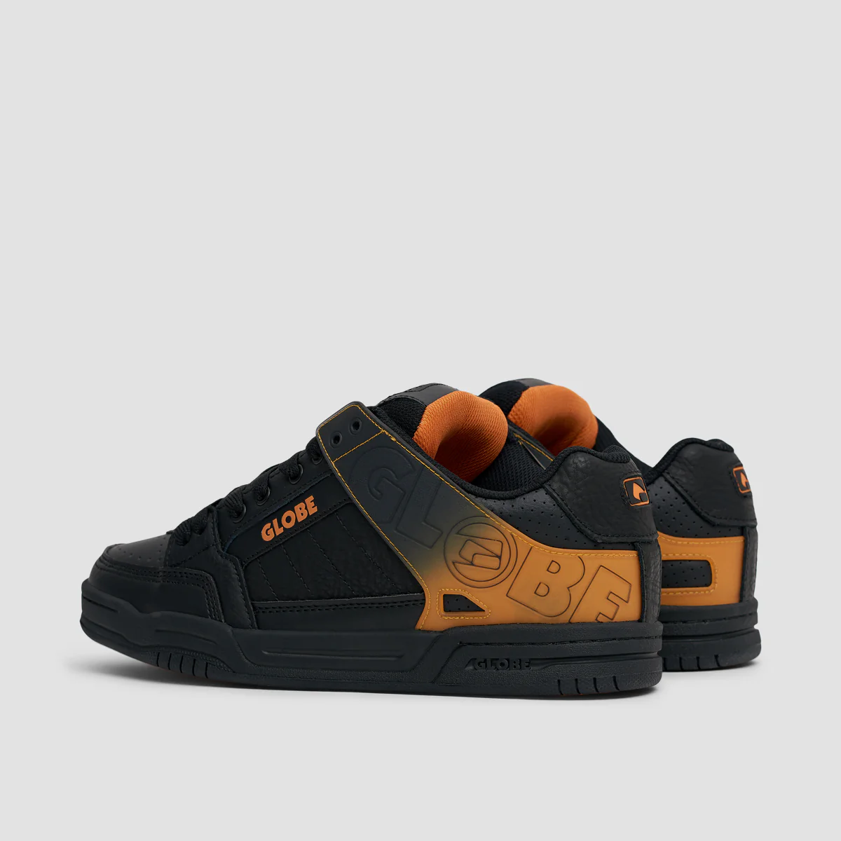 Globe Tilt Shoes - Black/Orange Fade - Image 3