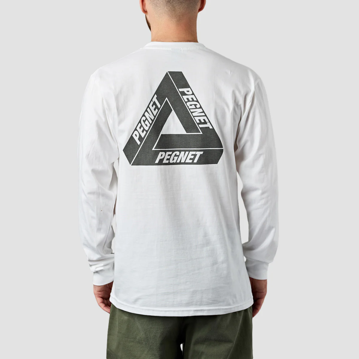 GroanLands Pegnet Longsleeve T-Shirt White - Image 3