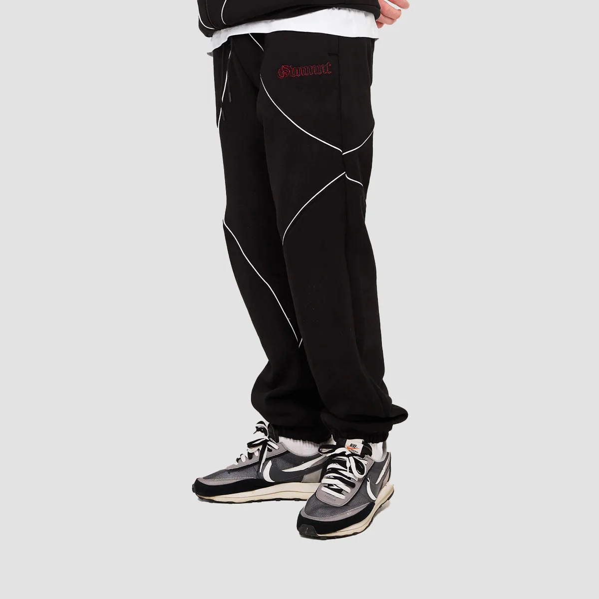 GVNMNT Exo Jog Pants Black/Red - Image 2