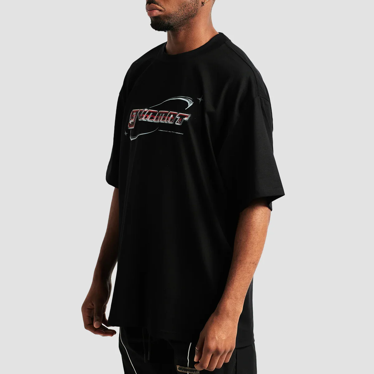 GVNMNT Glare T-Shirt Black - Image 2