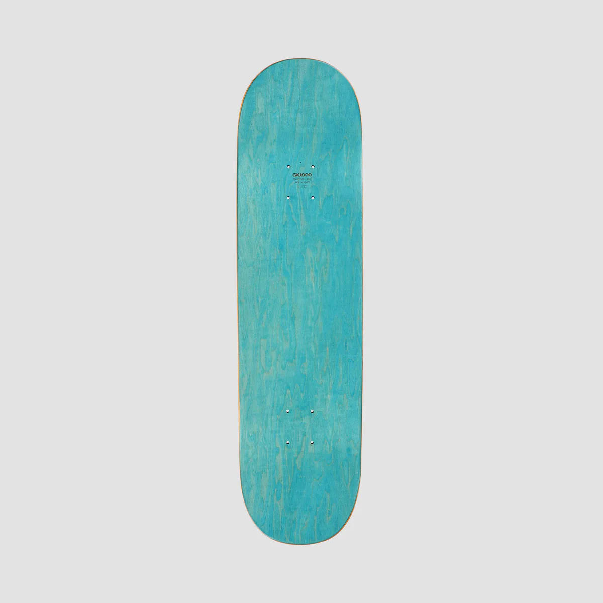GX1000 Split Veneer Skateboard Deck Teal/Yellow/Various Stains - 8.25" - Image 2