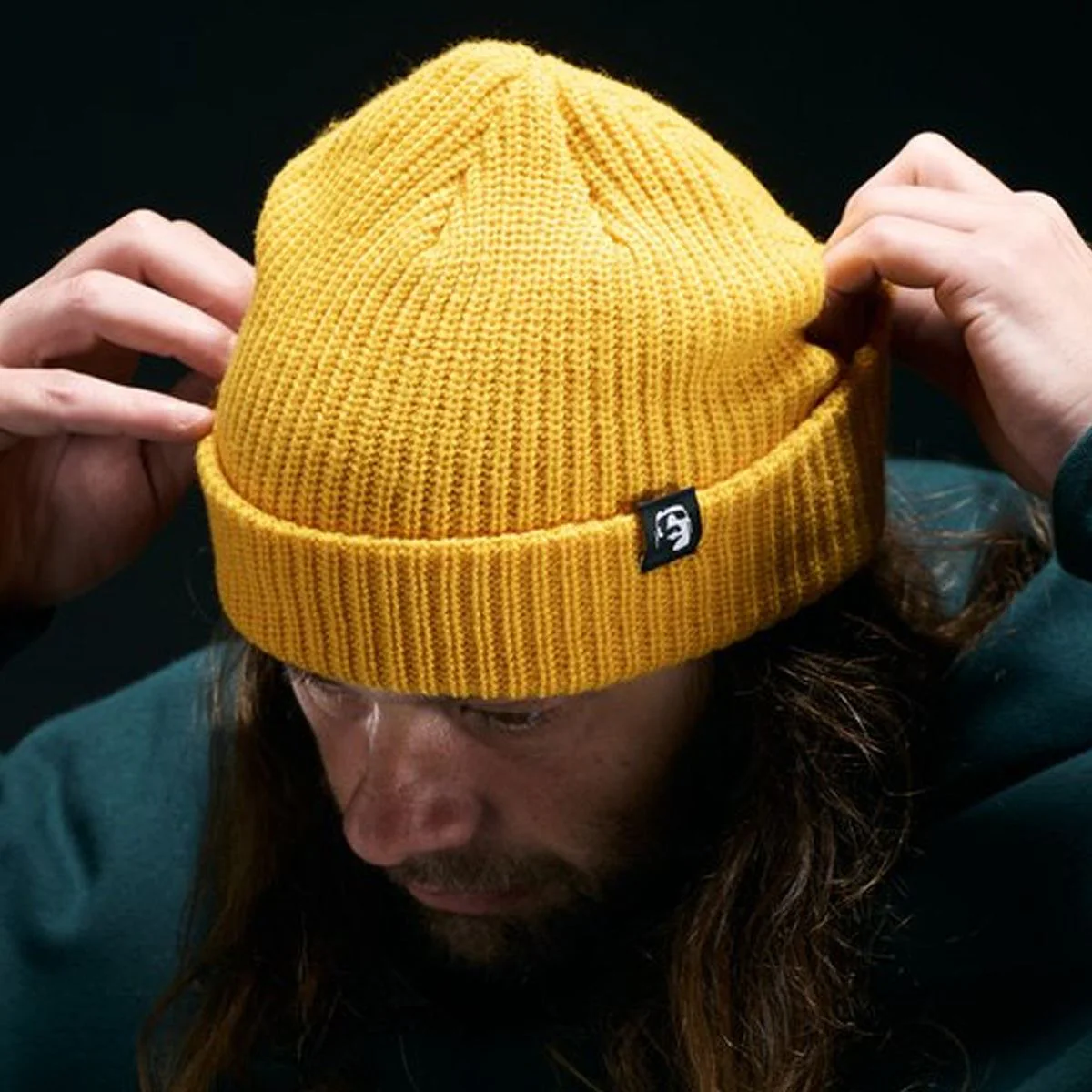 Heathen Array Beanie Gold - Image 2