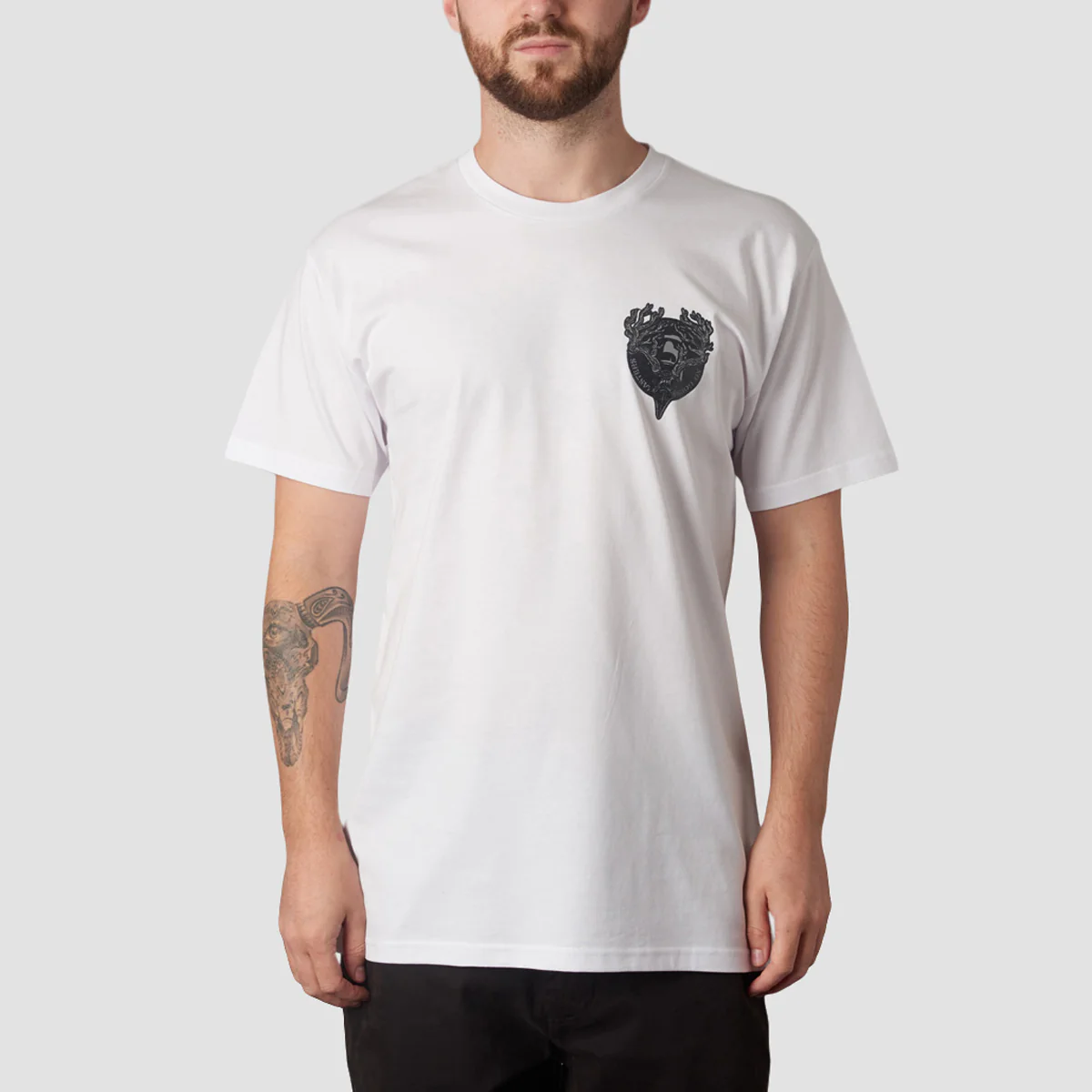 Heathen Ceronnous T-Shirt White - Image 2