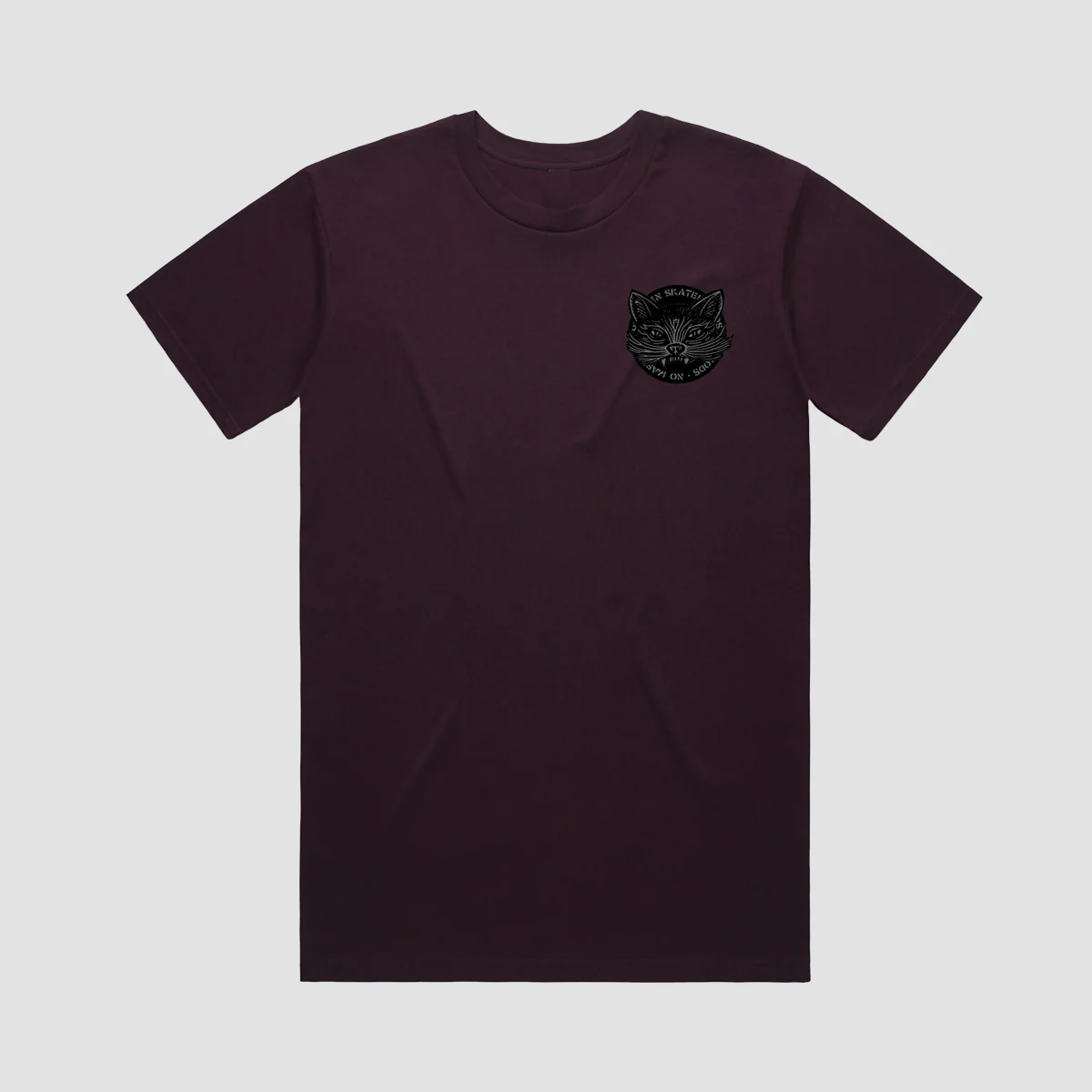 Heathen Crow Killer T-Shirt Plum - Image 5