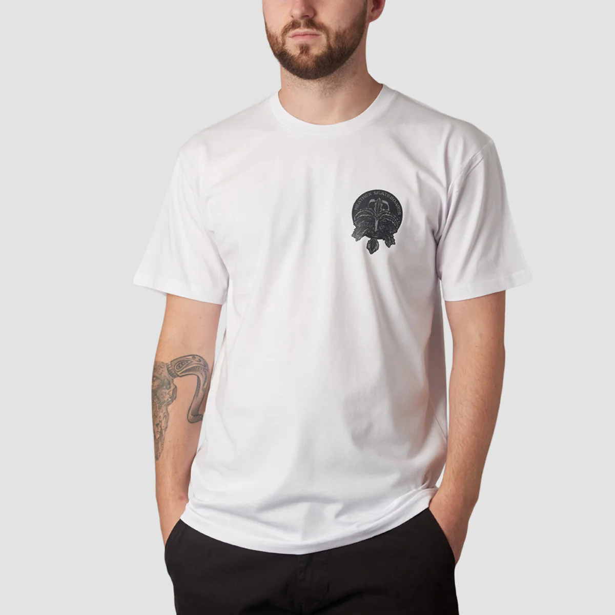 Heathen Green Man T-Shirt White - Image 2