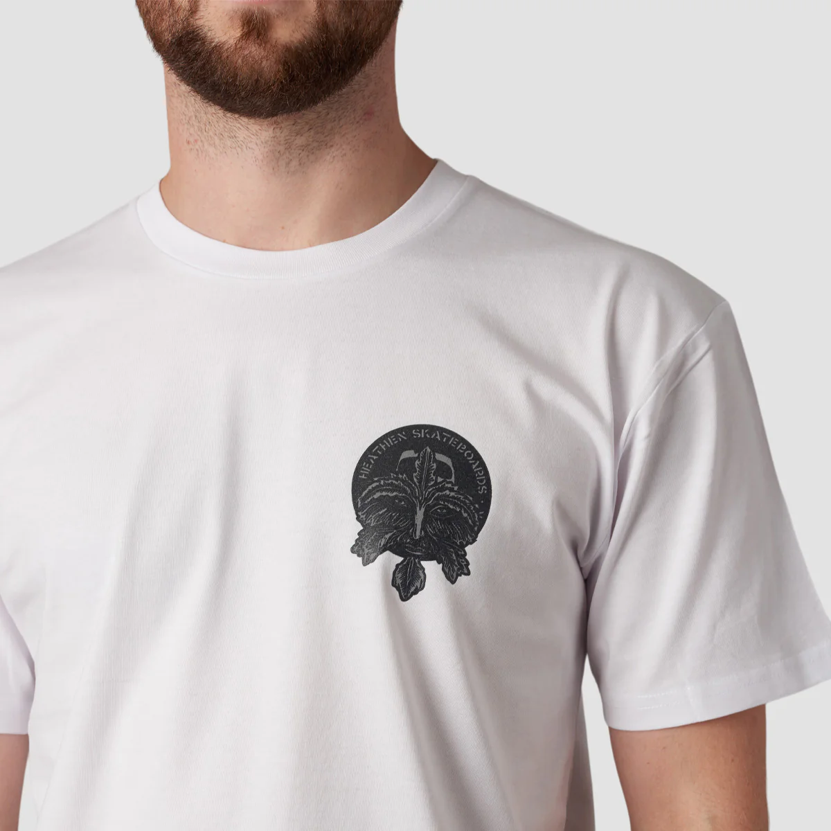 Heathen Green Man T-Shirt White - Image 3