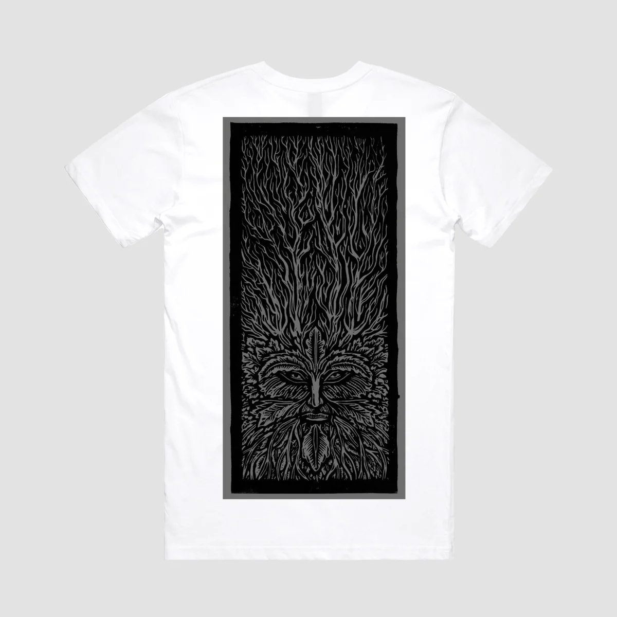 Heathen Green Man T-Shirt White - Image 4