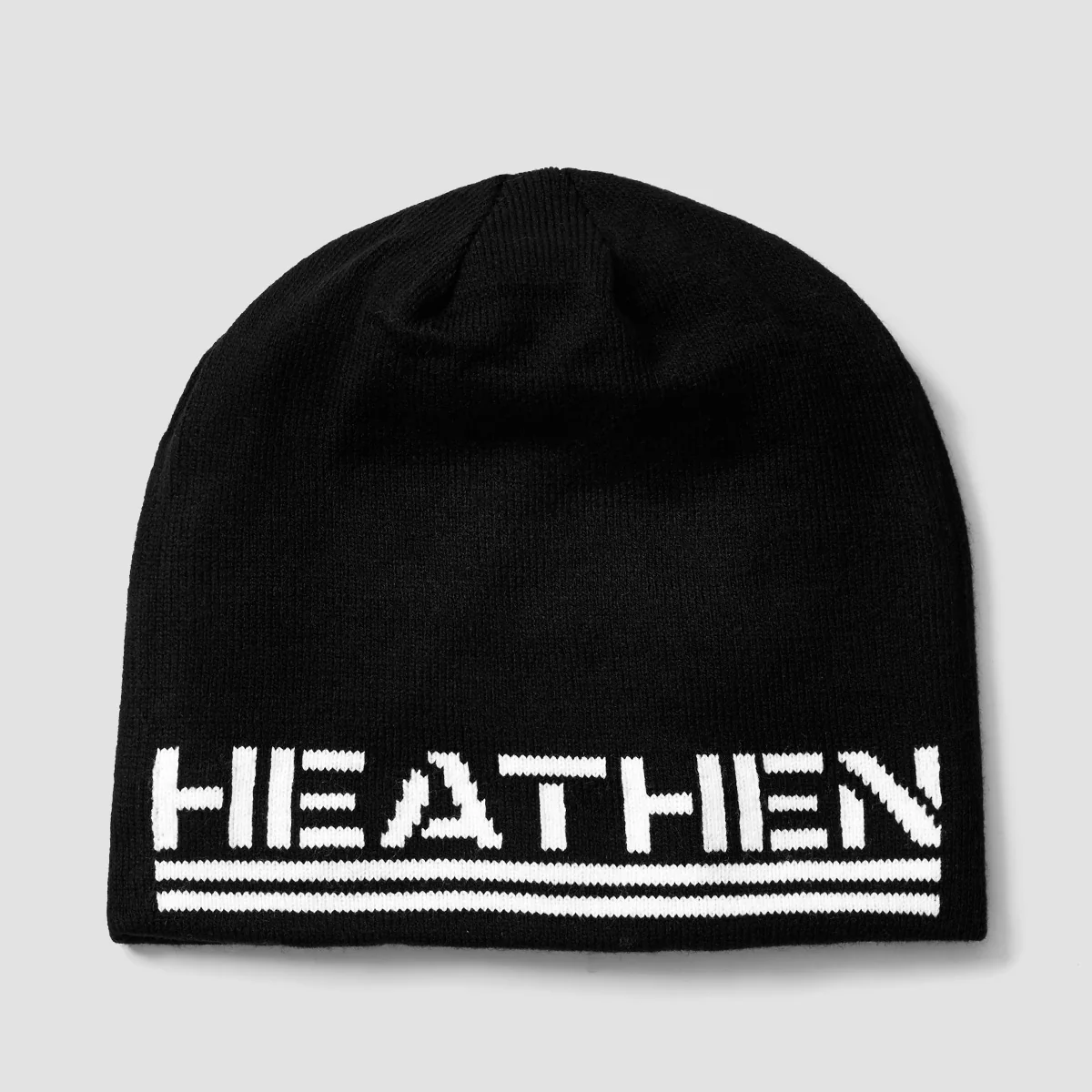 Heathen Infest Reversible Beanie Black/White - Image 3