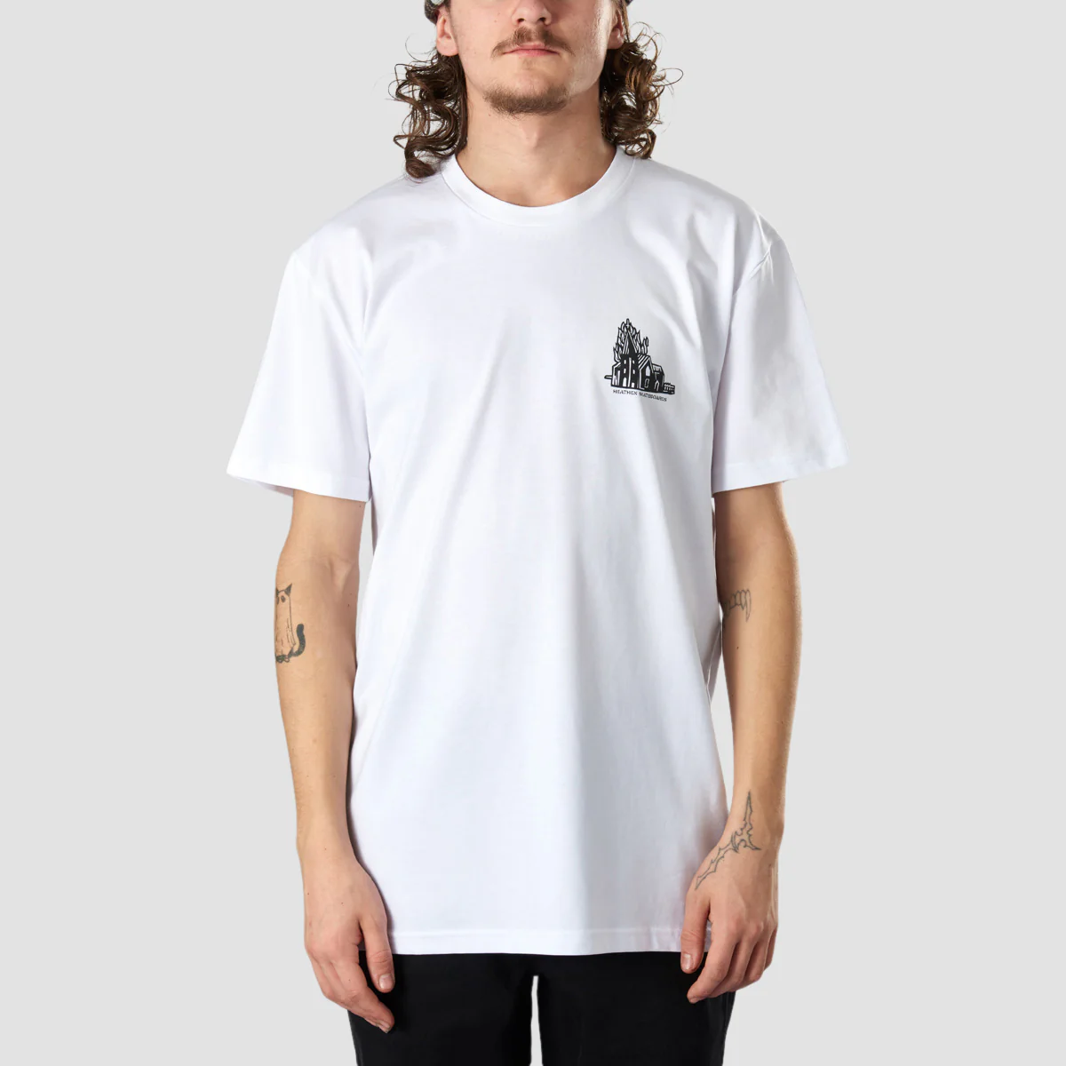 Heathen Lighthouse T-Shirt White - Image 2