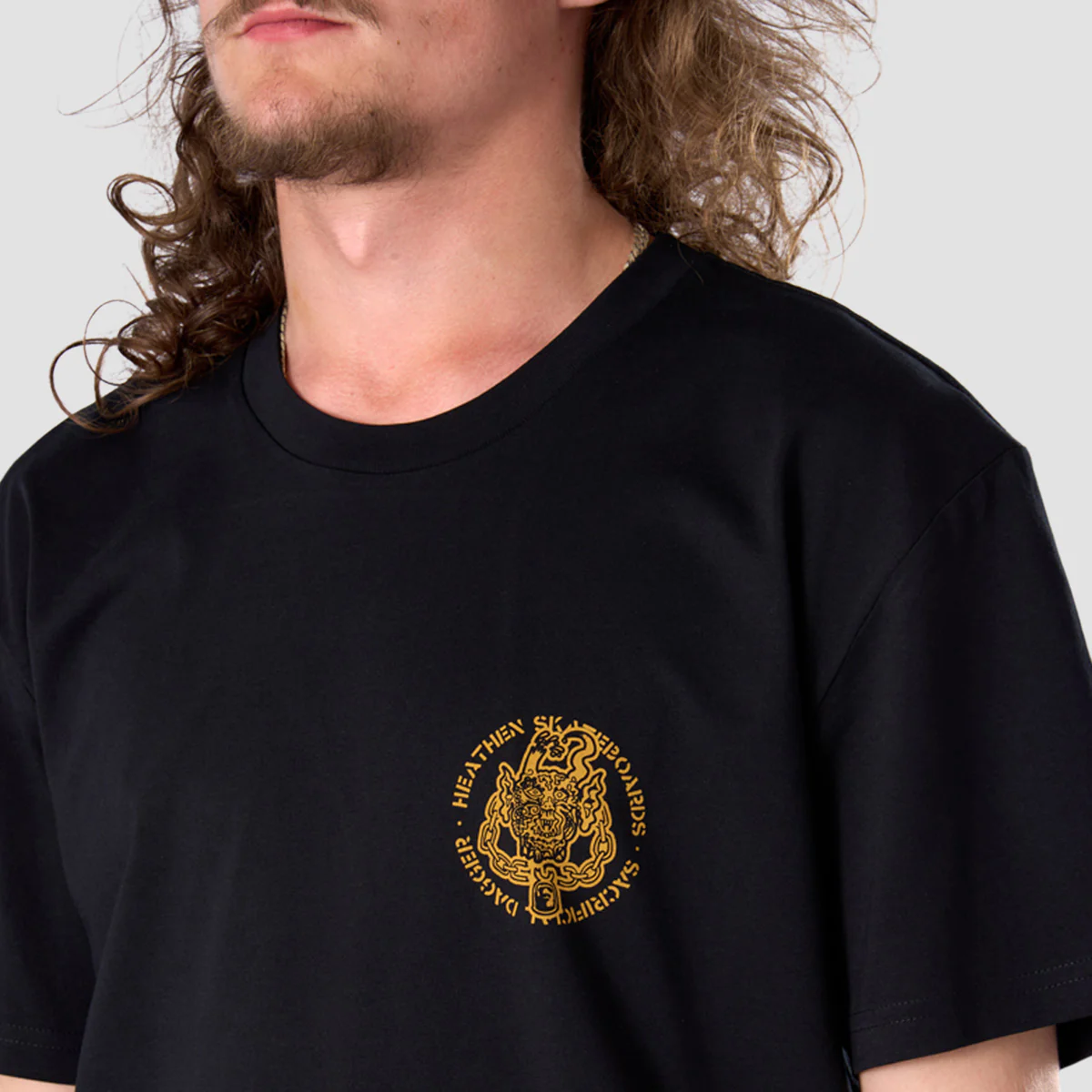 Heathen Sacrificial Dagger T-Shirt Black - Image 3