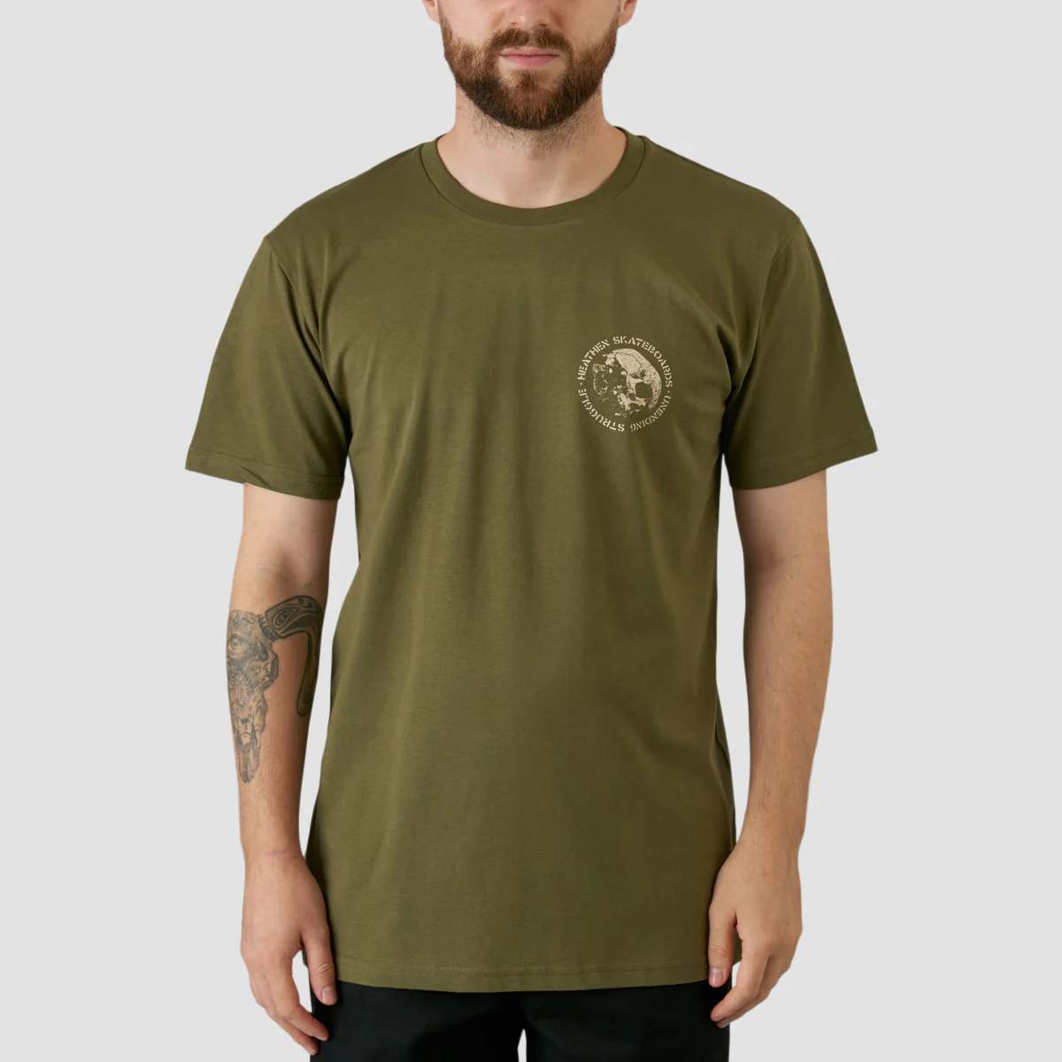Heathen Sisyphus T-Shirt Army - Image 2