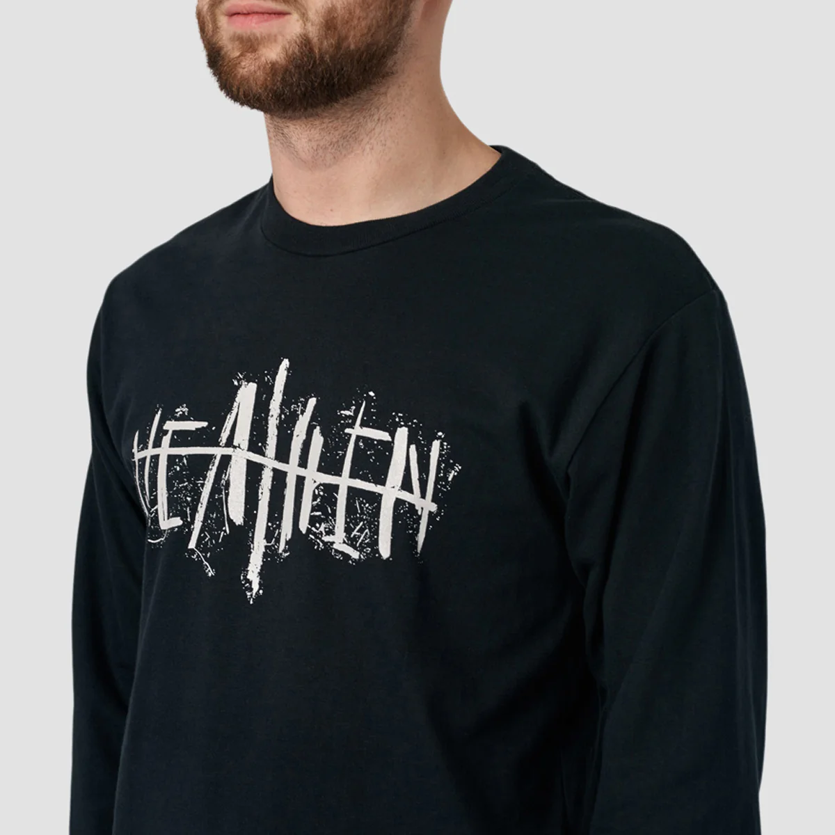 Heathen Twigs Longsleeve T-Shirt Black - Image 2