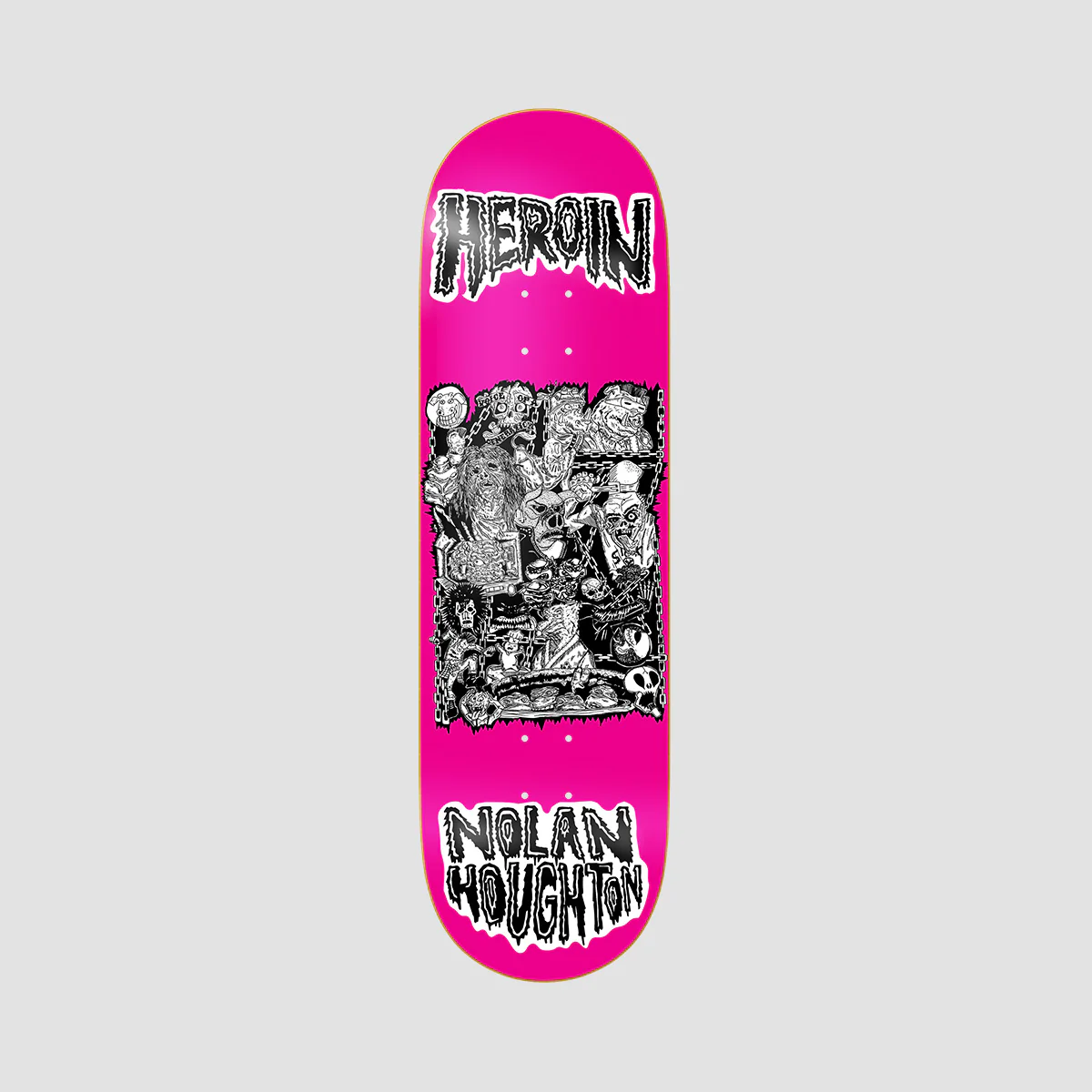 Heroin Allegory Of Fear Nolan Haughton Skateboard Deck - 9.5"